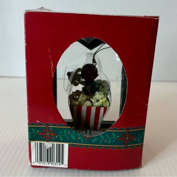 Lustre Fame Christmas Traditions “Kid In Popcorn Box” Ornament 1992 - Picture 2 of 11